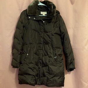 EUC Michael Kors Dark Brown Puffer Jacket